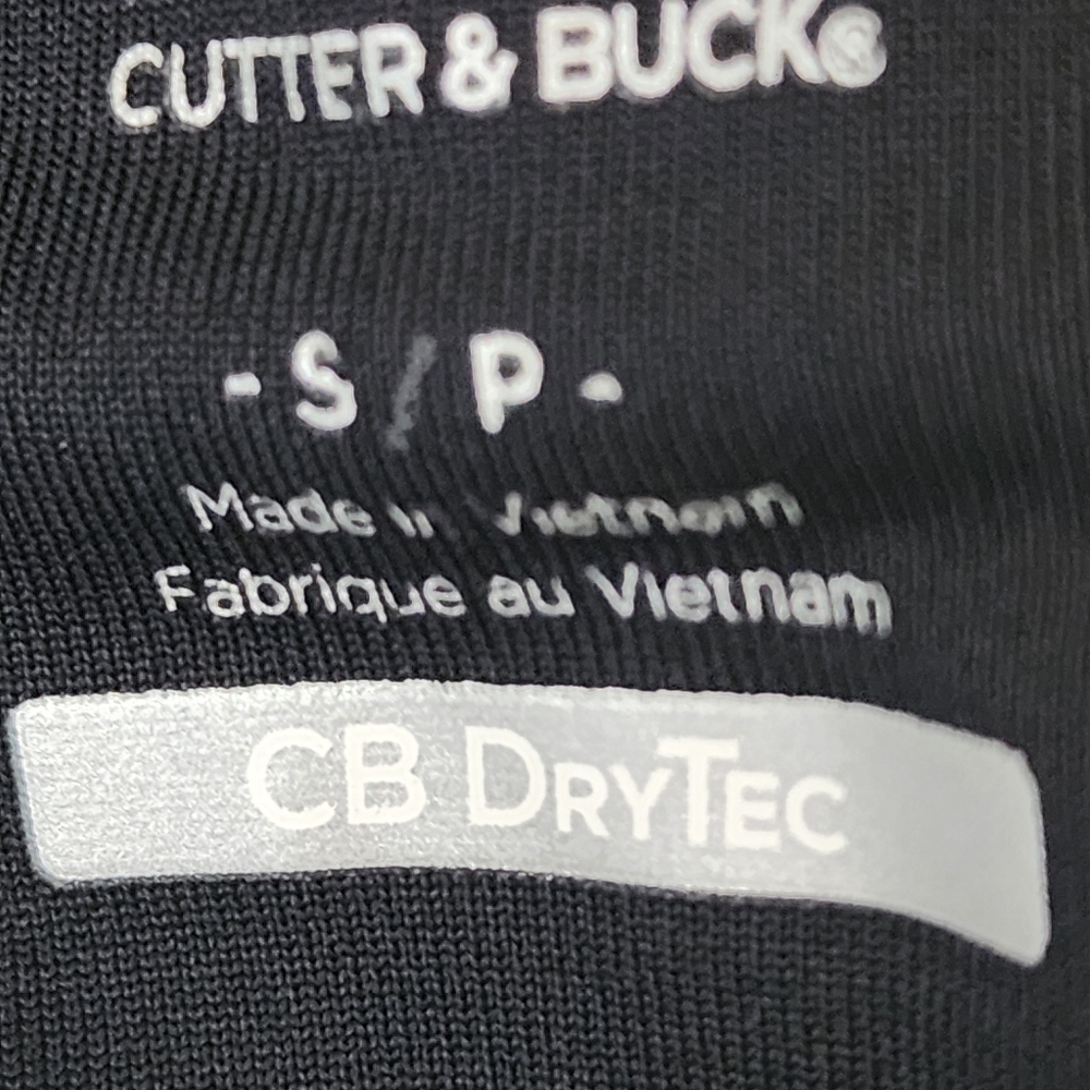 Cuter And Buck Drytec Women’s Black and White Quarter Zip Pop Over Size Small - Picture 9 of 10